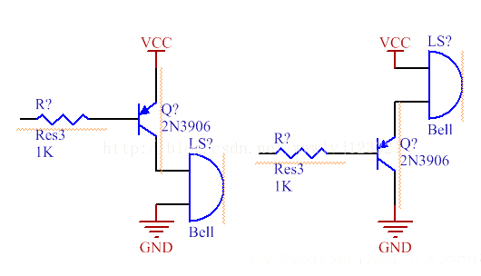 pnp與npn開關(guān)電路